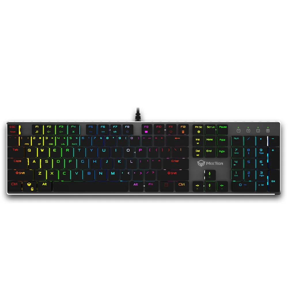 Φωτογραφία προϊόντος: Meetion MT-MK80 Μηχανικό Gaming Πληκτρολόγιο / US