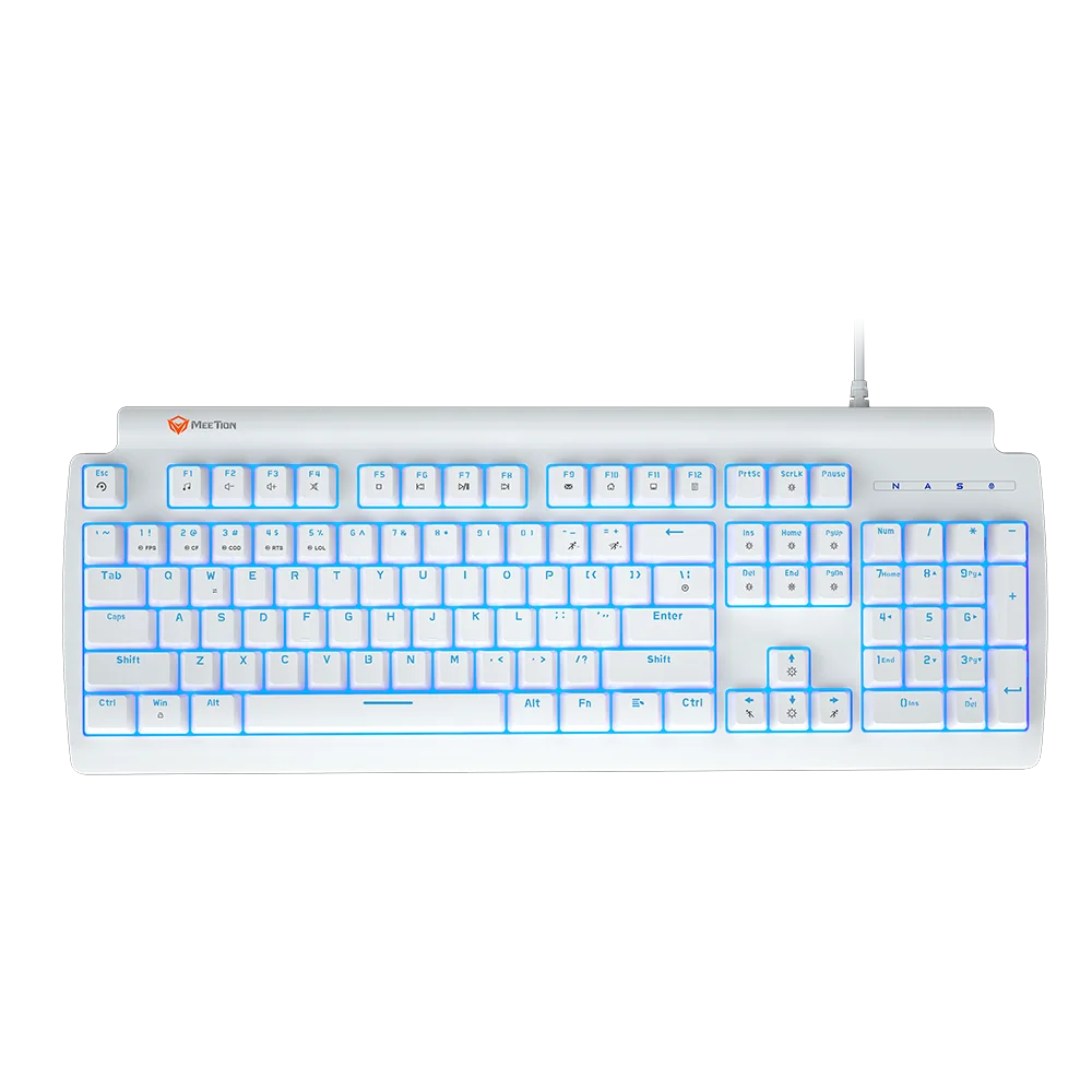 Φωτογραφία προϊόντος: Meetion MT-MK600MX Μηχανικό Gaming Πληκτρολόγιο / Μπλέ Διακόπτες / Άσπρο