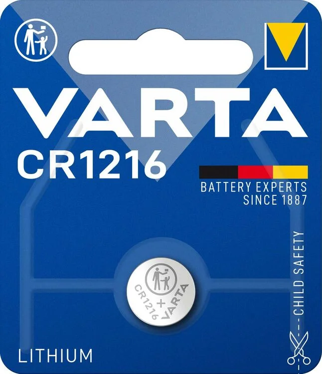 Φωτογραφία προϊόντος: Varta Κουμπί Λιθίου CR1216 (1τμχ)