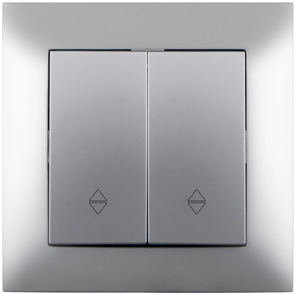 Φωτογραφία προϊόντος: Entac 106+6 Arnold Recessed alternative switch Silver
