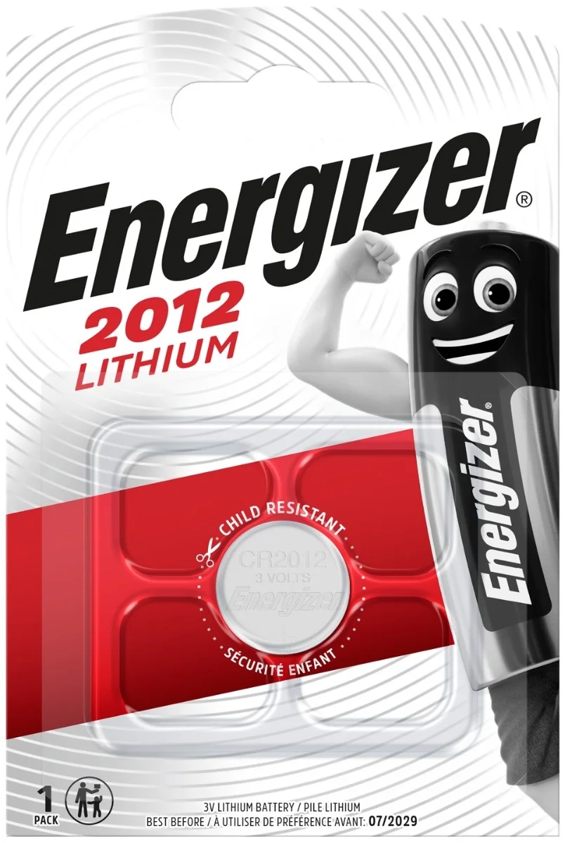 Φωτογραφία προϊόντος: Energizer Κουμπί Λιθίου CR2012