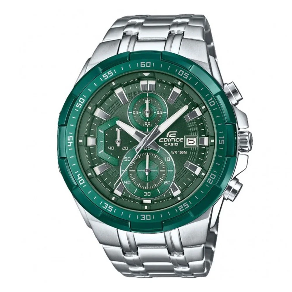 Φωτογραφία προϊόντος: CASIO Edifice Chronograph Silver Stainless Steel Bracelet EFR-539DE-3AVUEF