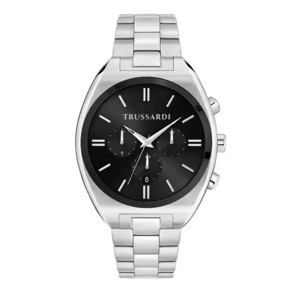 Φωτογραφία προϊόντος: TRUSSARDI Metropolitan Dual Time Stainless Steel Bracelet R2453159002