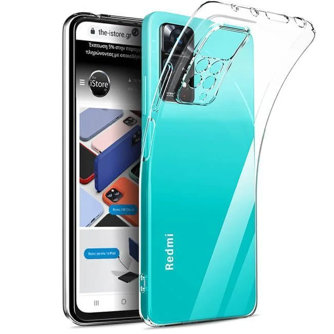 Φωτογραφία προϊόντος: Orso Crystal Gel Clear Case Xiaomi Redmi Note 11 Pro 4G/5G