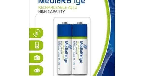 Φωτογραφία προϊόντος: ΜΠΑΤΑΡΙΕΣ MEDIARANGE AA RECHARGEABLE 2τμχ