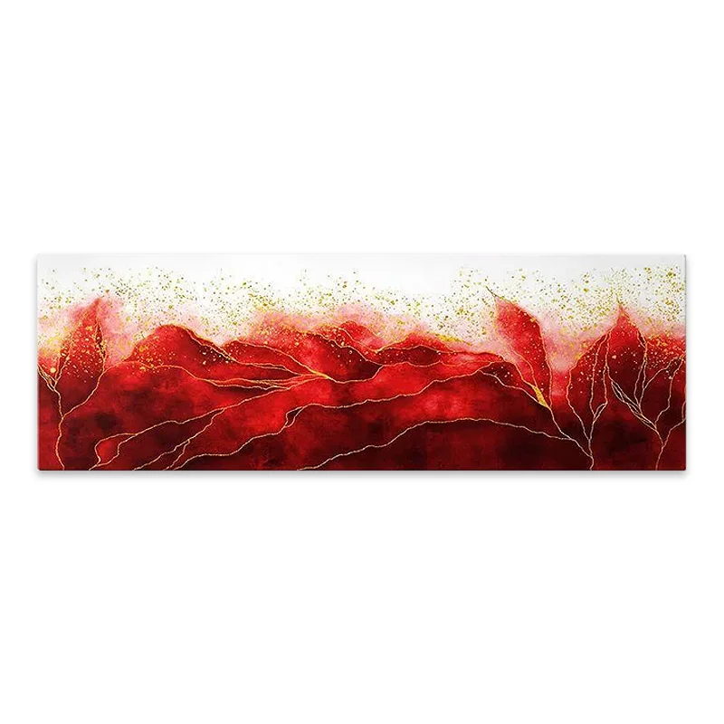 Φωτογραφία προϊόντος: Πίνακας σε καμβά "Red Passion" Megapap ψηφιακής εκτύπωσης 120x40x3εκ.
