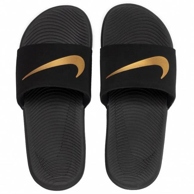 Φωτογραφία προϊόντος: 819352-003 - NIKE KAWA SLIDE GS BLACK / GOLD Color