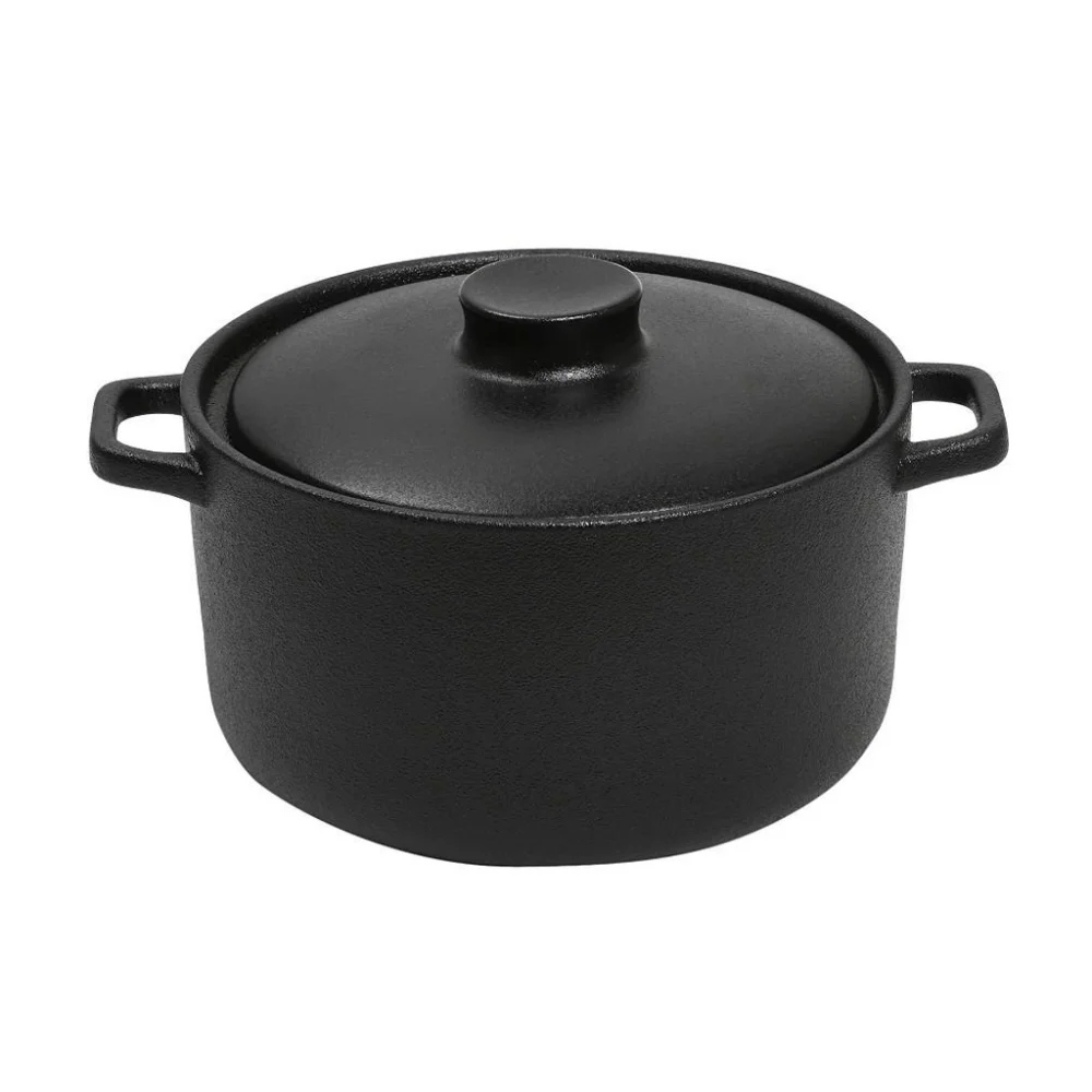 Φωτογραφία προϊόντος: Espiel LAVA ΚΑΤΣΑΡΟΛΑ STONEWARE ΜΑΥΡΗ 2500ML D: 21 H: 15CM