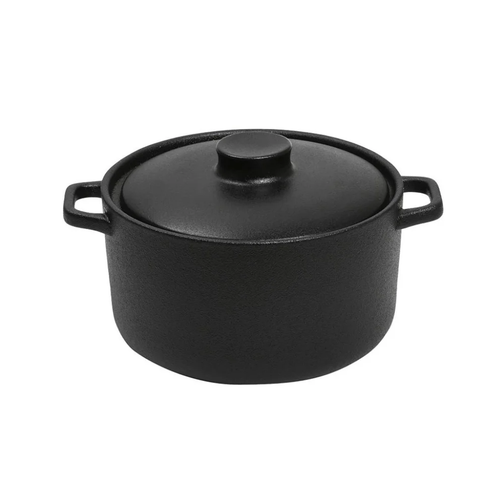 Φωτογραφία προϊόντος: Espiel LAVA ΚΑΤΣΑΡΟΛΑ STONEWARE ΜΑΥΡΗ 1300ML D: 17 H: 12.5CM