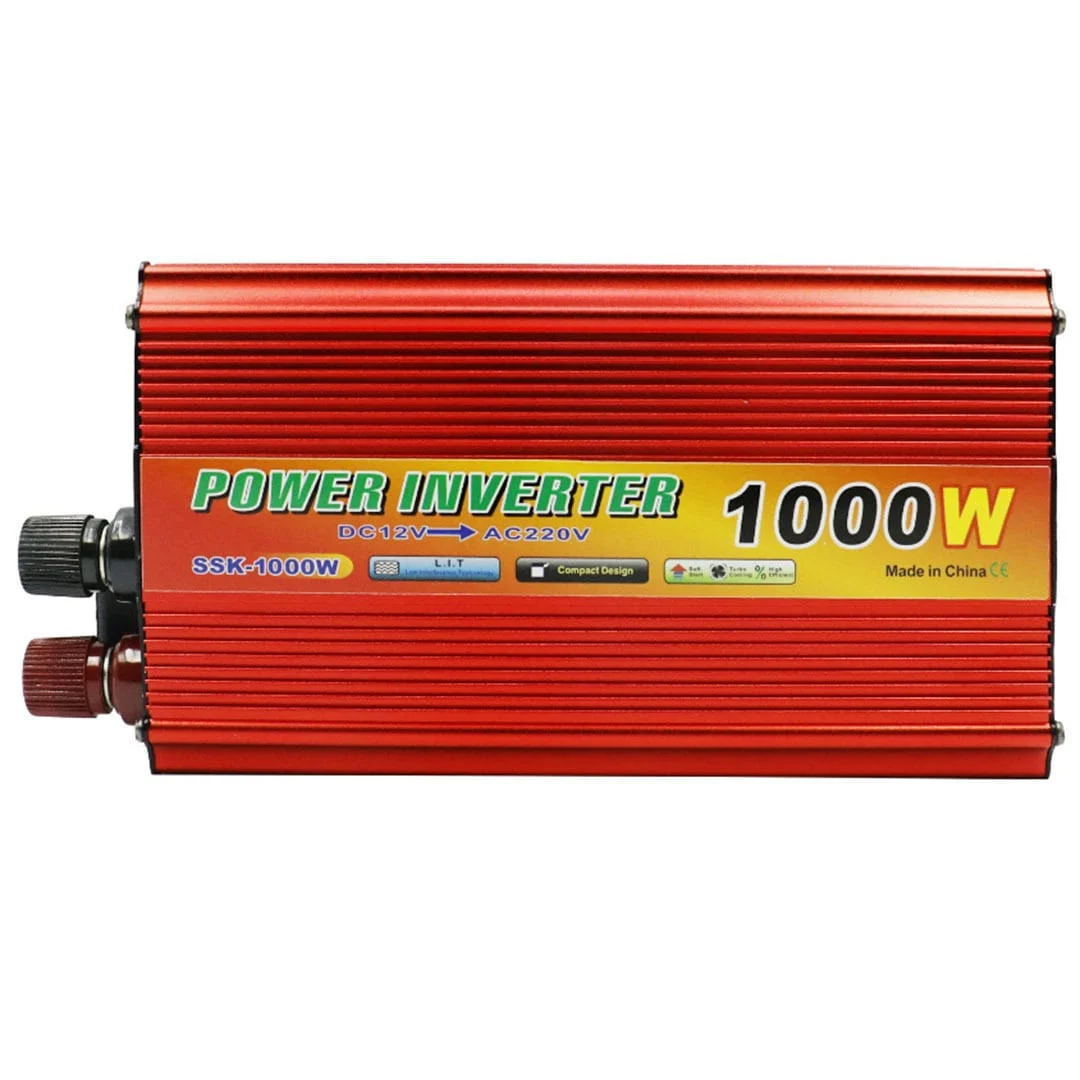 Φωτογραφία προϊόντος: HL 18668-23 Inverter Αυτοκινήτου 1000W για Μετατροπή 12V DC σε 220V AC με 1xUSB