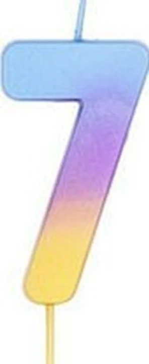 Φωτογραφία προϊόντος: Party Κερί No7 Rainbow Ombre (015842)