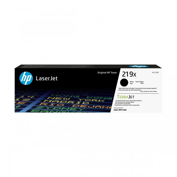 Φωτογραφία προϊόντος: Hewlett Packard HP 219X High Yield Black Original LaserJet Toner Cartridge W2190X