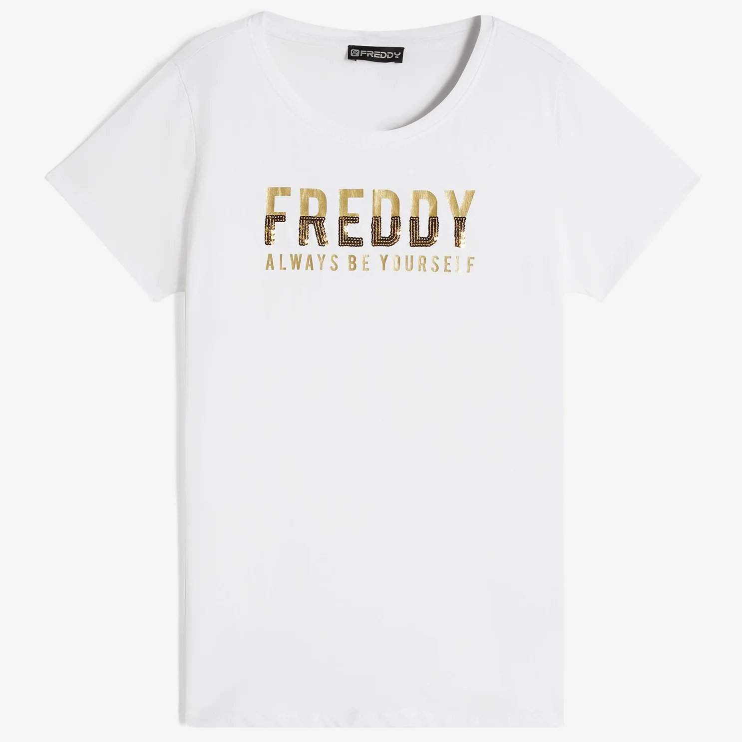 Φωτογραφία προϊόντος: Freddy Γυναικείο Αθλητικό Μπλουζάκι Σε Λευκό Χρώμα (S4WTEET5-W)