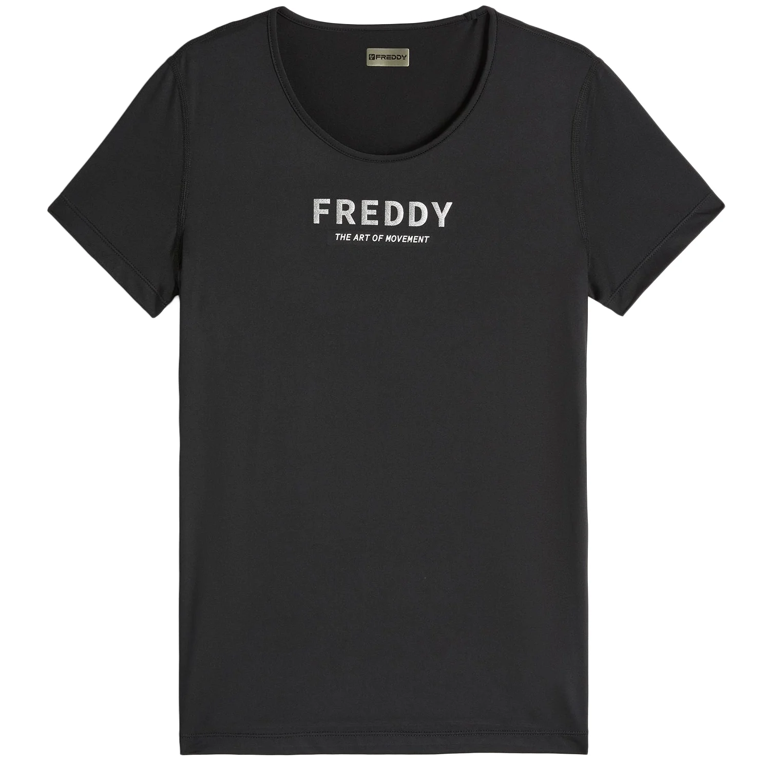 Φωτογραφία προϊόντος: Freddy Γυναικείο Μπλουζάκι Κοντομάνικο Μαύρο (S4WSFT1-N)