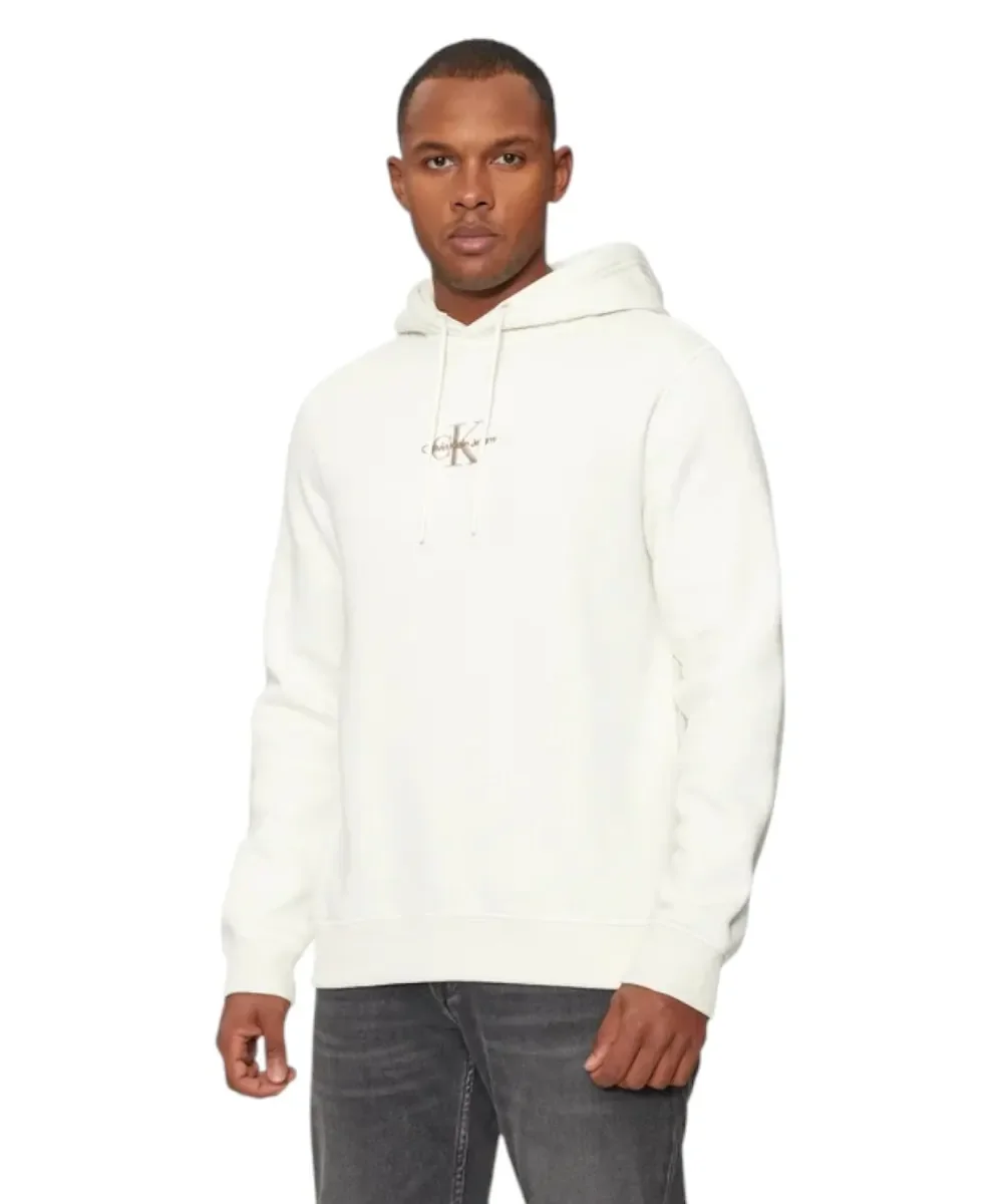 Φωτογραφία προϊόντος: Calvin Klein - Fleece Monogram Φούτερ J30J325629-YBI Εκρού