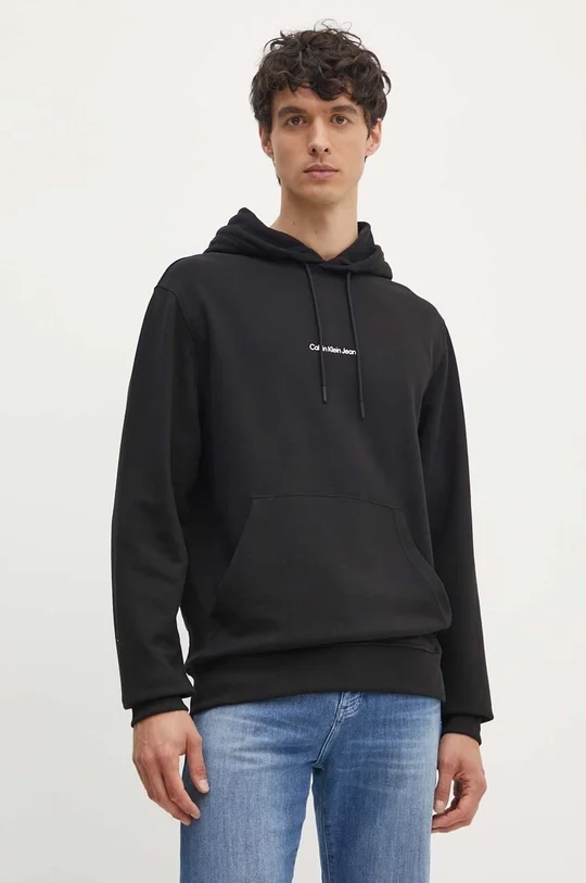 Φωτογραφία προϊόντος: Calvin Klein - Ανδρικό Φούτερ Grid Monogram Regular Fit J30J325639-BEH Μαύρο