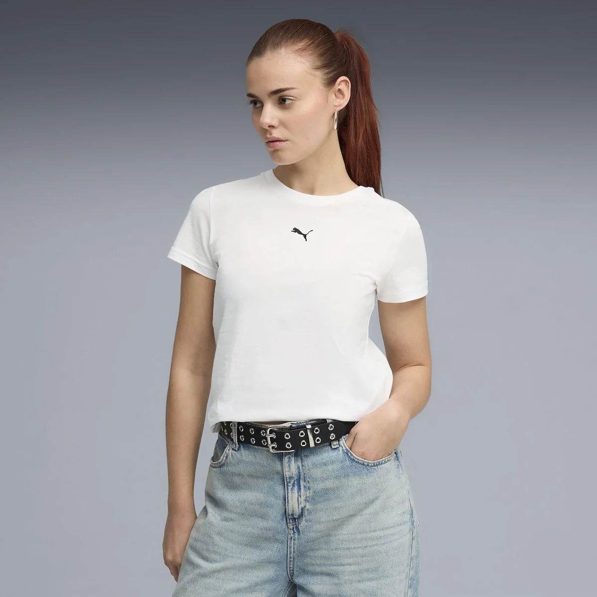 Φωτογραφία προϊόντος: PUMA W ESS Centered Cat Logo Tee (692916-02) ΜΠΛΟΥΖΑ