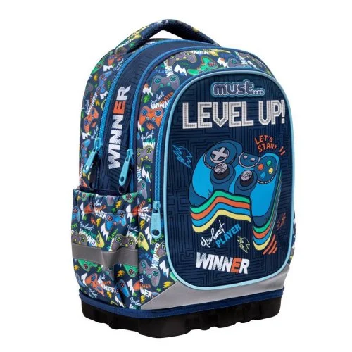 Φωτογραφία προϊόντος: Must Σακίδιο Πλάτης Unique Level Up 3 Θήκες