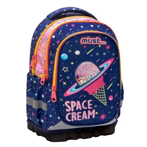 Φωτογραφία προϊόντος: Must Σακίδιο Πλάτης Unique Space Cream 3 Θήκες