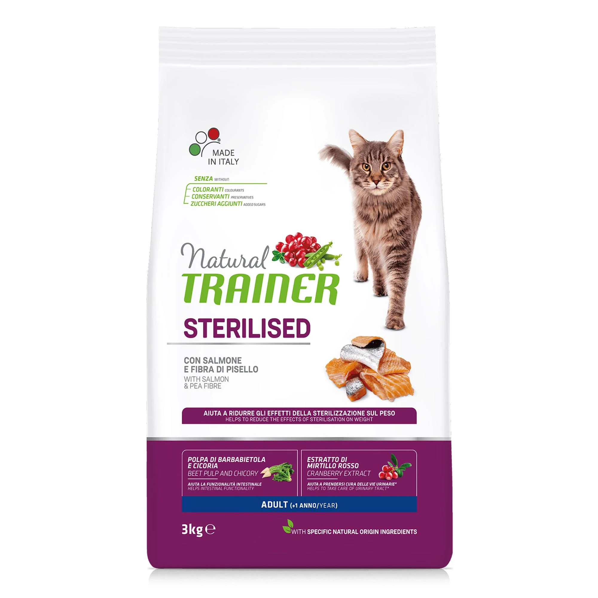 Φωτογραφία προϊόντος: Natural Trainer Adult Sterilised-Salmon 3KG