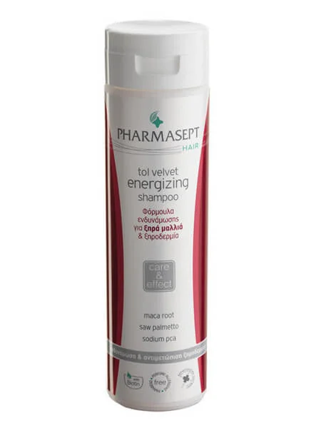 Φωτογραφία προϊόντος: Pharmasept Tol Velvet Hair Energizing Shampoo για ξηρά μαλλιά, 250ml