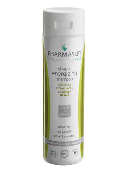 Φωτογραφία προϊόντος: Pharmasept Tol Velvet Hair Energizing Shampoo για λιπαρά μαλλιά, 250ml