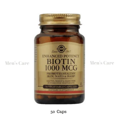 Φωτογραφία προϊόντος: Solgar BIOTIN 1000μg (1mg), veg.caps 50s