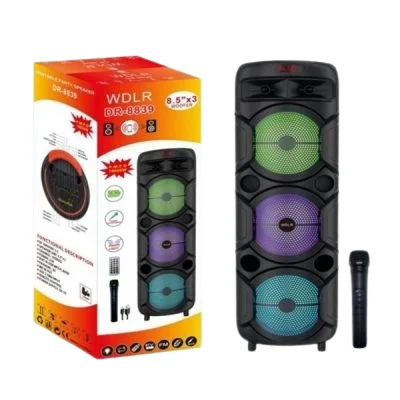 Φωτογραφία προϊόντος: OEM Σύστημα Karaoke με Ασύρματo Μικρόφωνo DR-8839 σε Μαύρο Χρώμα