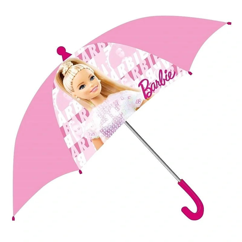 Φωτογραφία προϊόντος: Ομπρέλα Barbie Ροζ-Άσπρο H60cm, Φ70cm