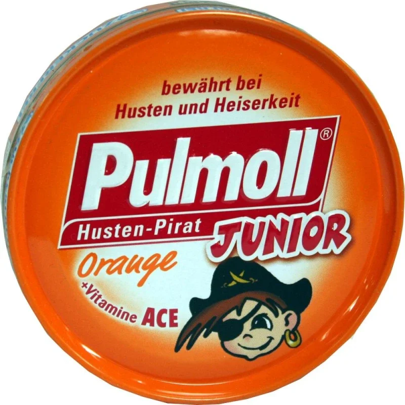 Φωτογραφία προϊόντος: Pulmoll Junior Παστίλιες Πορτοκάλι 45gr