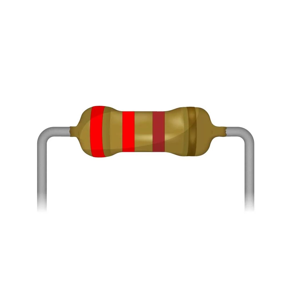 Φωτογραφία προϊόντος: Resistor 200Ω 1/4W 5%