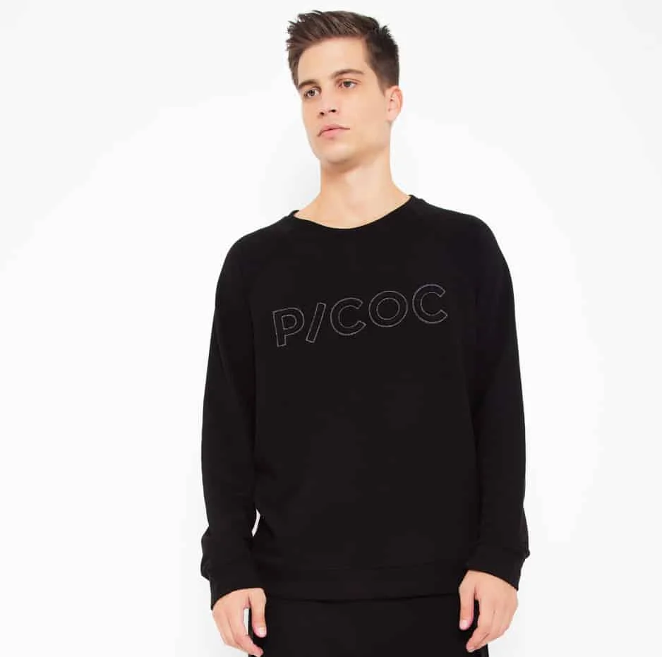 Φωτογραφία προϊόντος: Black sweater with P/COC embroidery