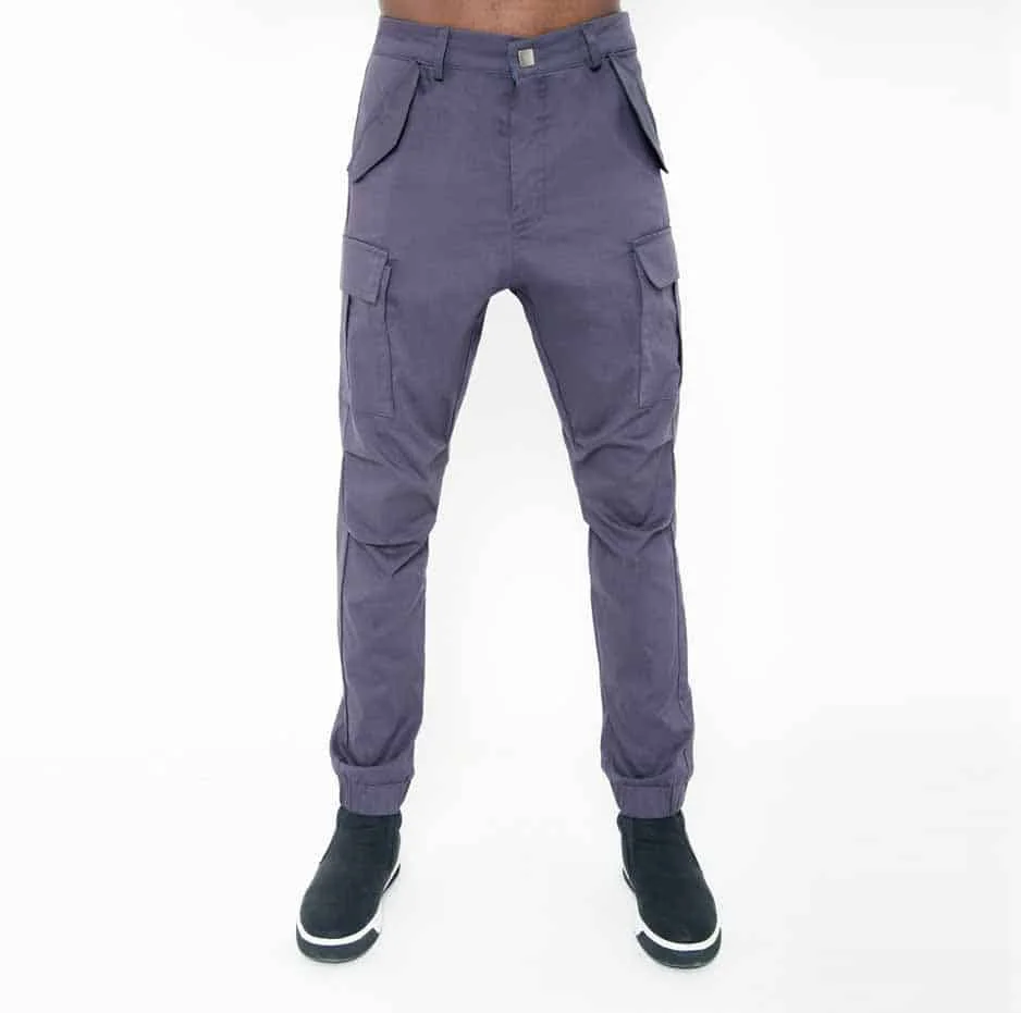 Φωτογραφία προϊόντος: Grey biker pants with large pockets