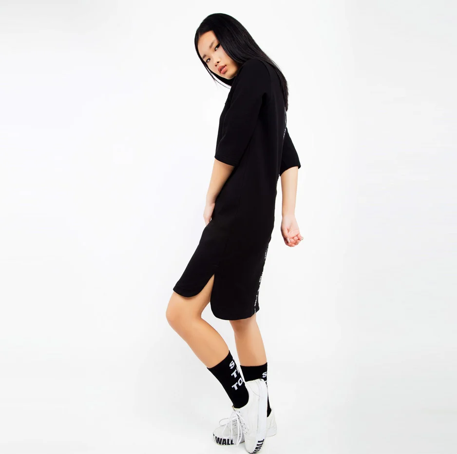 Φωτογραφία προϊόντος: Black dress with P/COC tape on back