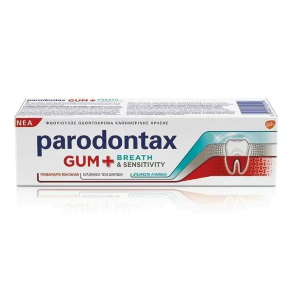 Φωτογραφία προϊόντος: Parodontax Toothpaste Gum + Breath + Sensitive 75ml