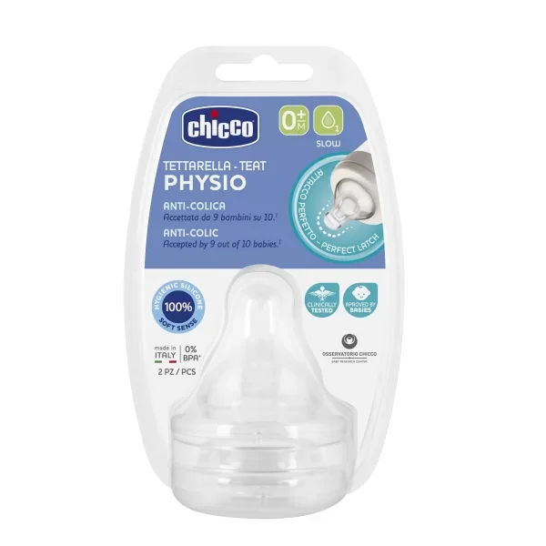 Φωτογραφία προϊόντος: Θηλή Σιλικόνης Physio Perfect 5 Κανονική Ροή 0Μ+ (2τμχ)