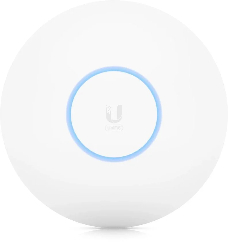 Φωτογραφία προϊόντος: Ubiquiti U6-Pro, UniFi WiFi 6 Pro, 4dBi, 22dBm, 570Mbps, 2x2 @ 2.4GHz + 6dBi, 26dBm, 4800Mbps 4x4 @ 5GHz, 1xGigabit