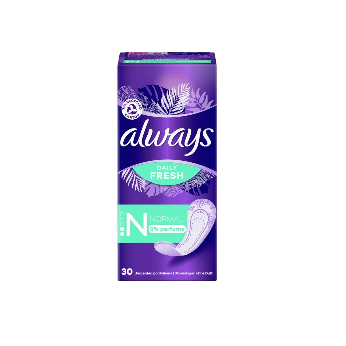 Φωτογραφία προϊόντος: Always Daily fresh Normal σερβιετάκια 30τμχ