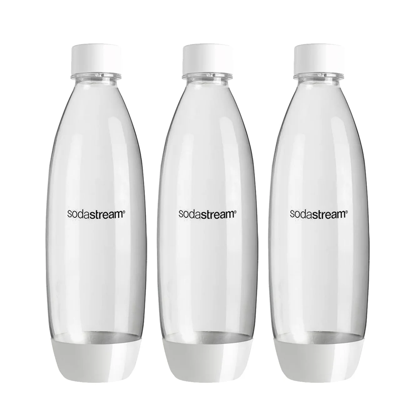 Φωτογραφία προϊόντος: Sodastream Slim Λευκό Πλαστικό Μπουκάλι 1lt (3 τεμάχια)