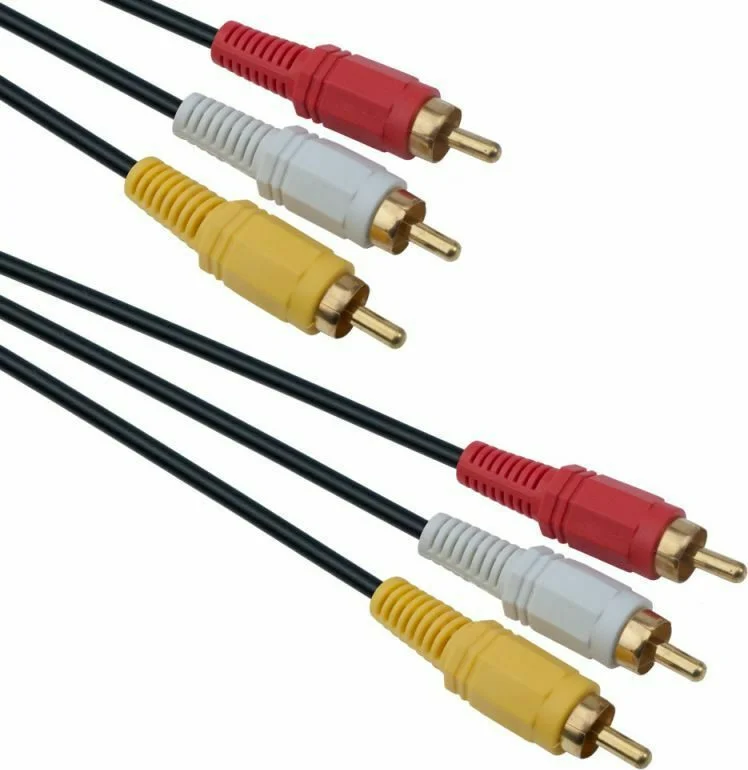 Φωτογραφία προϊόντος: Καλώδιο DeTech 3xRCA Μ/Μ, High Quality, 10m - 18121