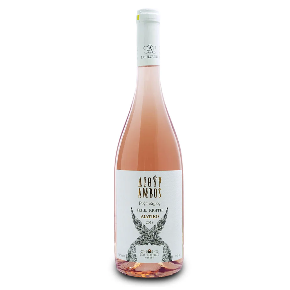Φωτογραφία προϊόντος: Διθύραμβος Louloudis Winery, 2019, ΡΟΖΕ, 750ml, Ξηρός Οίνος, Ποικιλία Λιάτικο, Ηράκλειο