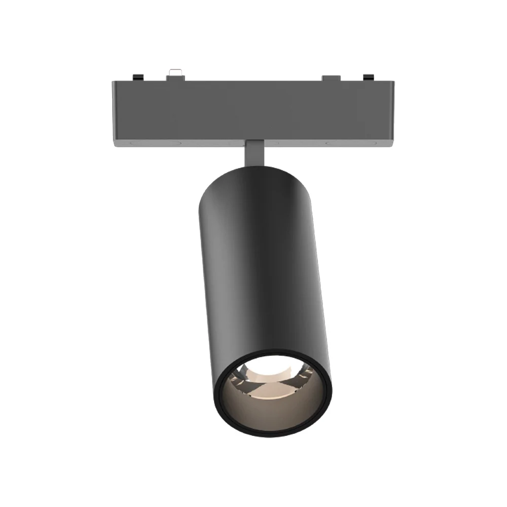 Φωτογραφία προϊόντος: InLight Φωτιστικό LED 9W 3CCT για Ultra-Thin μαγνητική ράγα σε μαύρη απόχρωση (by tuya and zigbee) D:16cmX4,5cm (T05105-BL)
