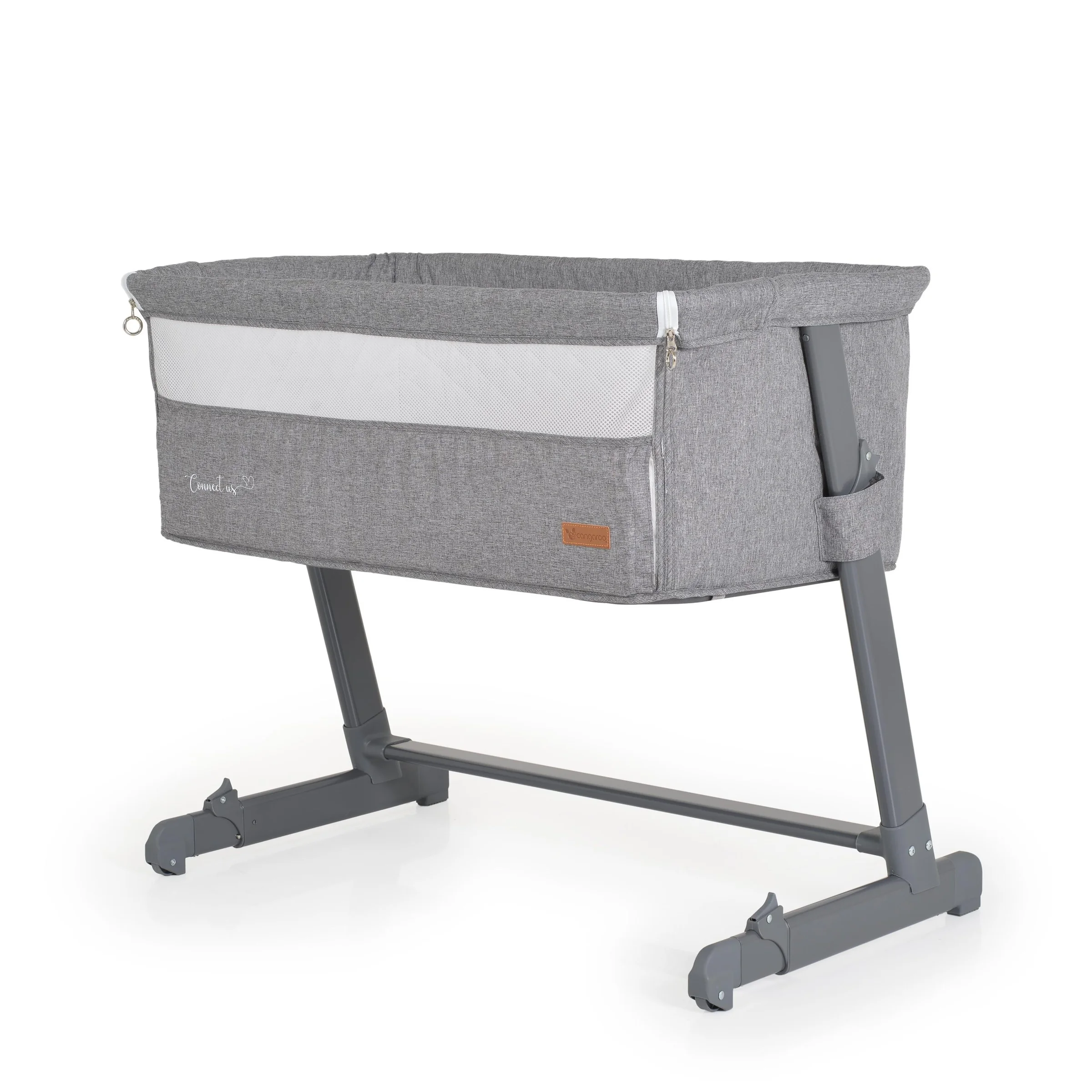Φωτογραφία προϊόντος: CANGAROO - Baby crib Connect us grey - 3800146249106