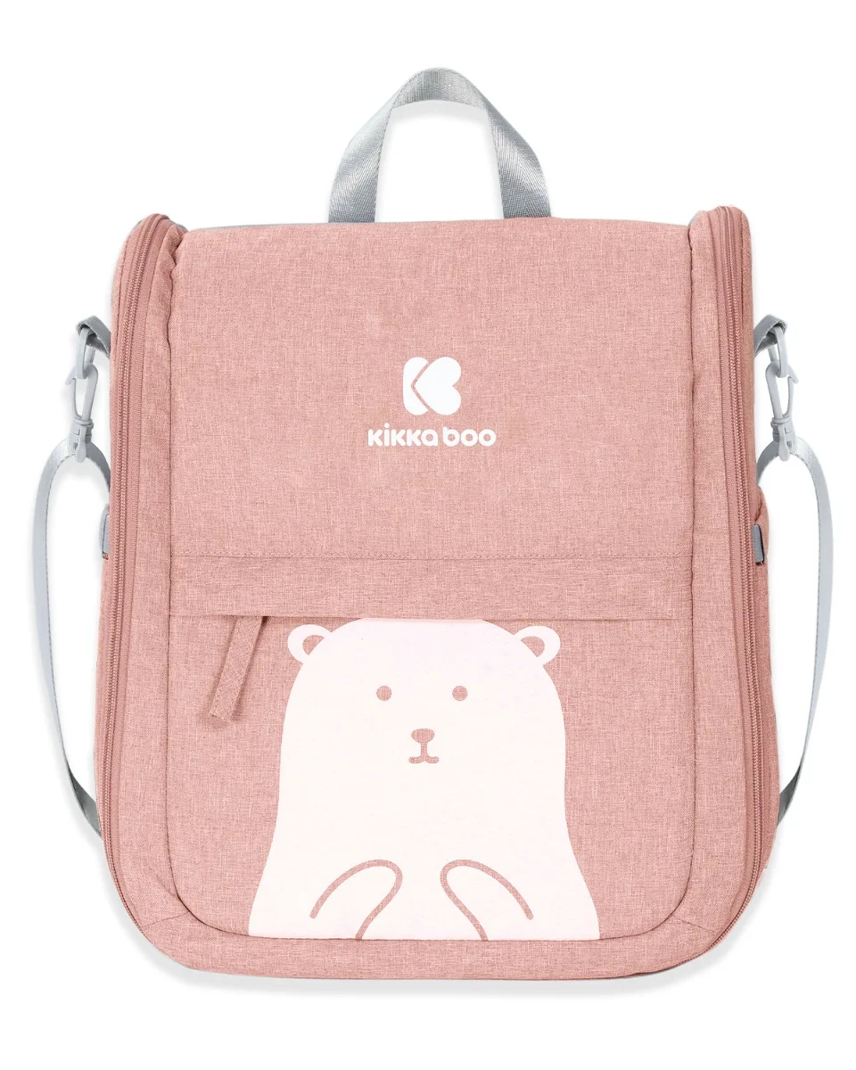 Φωτογραφία προϊόντος: Kikka Boo - 2in1 Travel bed+bag Bear Pink - 31108020044