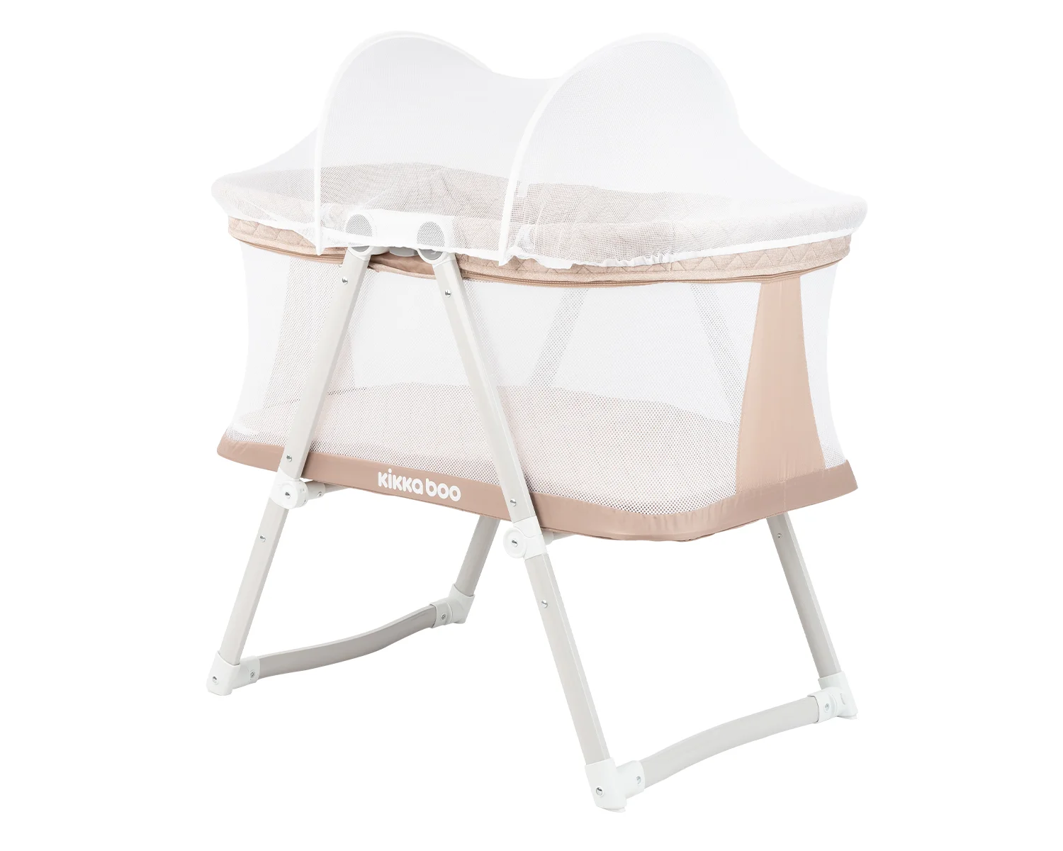 Φωτογραφία προϊόντος: Kikka Boo - Bedside crib Mom + Me Beige Melange - 31003020026