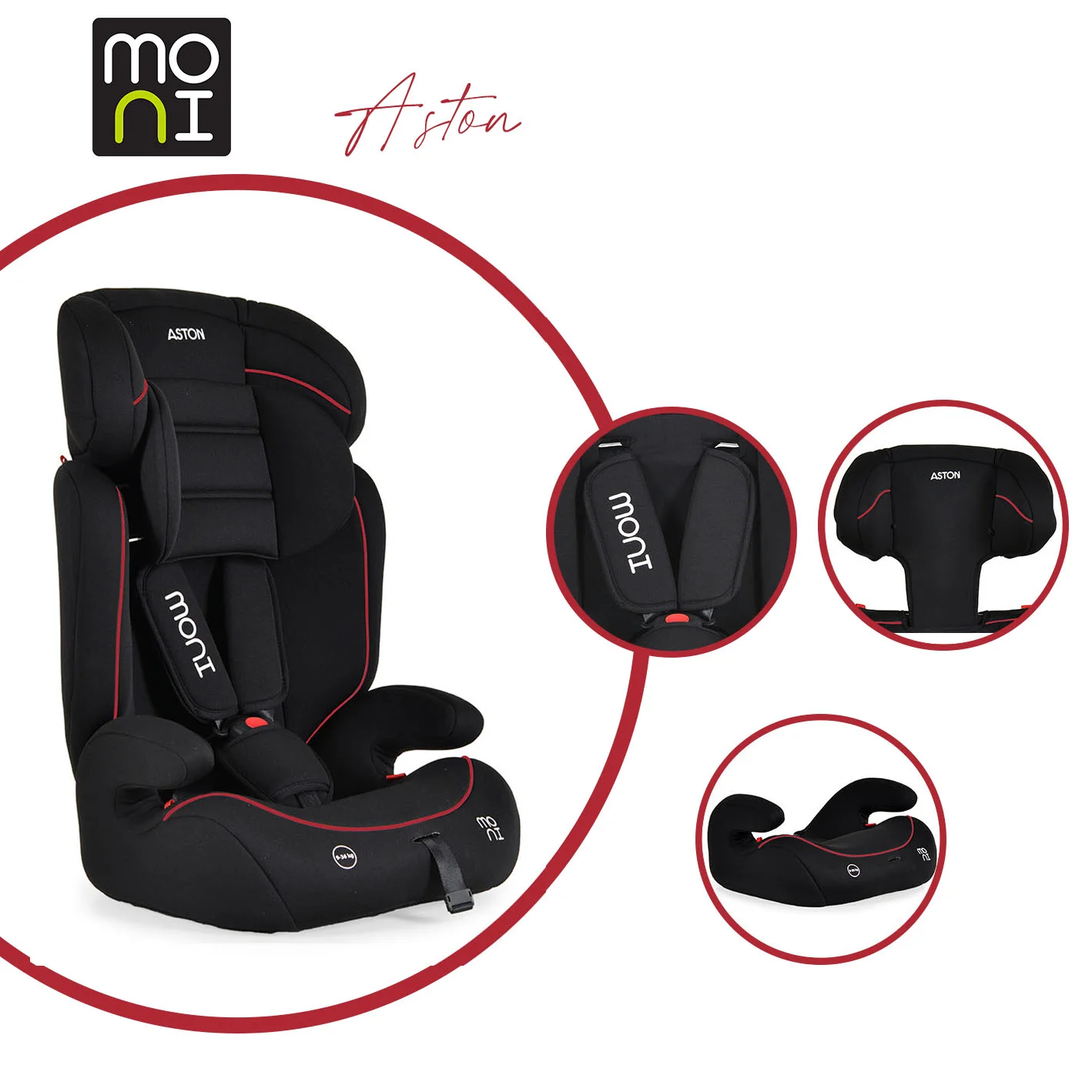 Φωτογραφία προϊόντος: MONI - Baby car seat Aston red