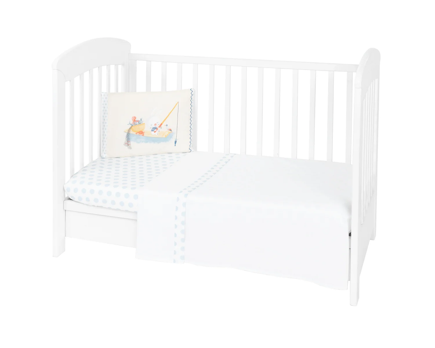 Φωτογραφία προϊόντος: Kikka Boo - Bedding set 3pcs EU style 70/140 The Fish Panda - 41101030112