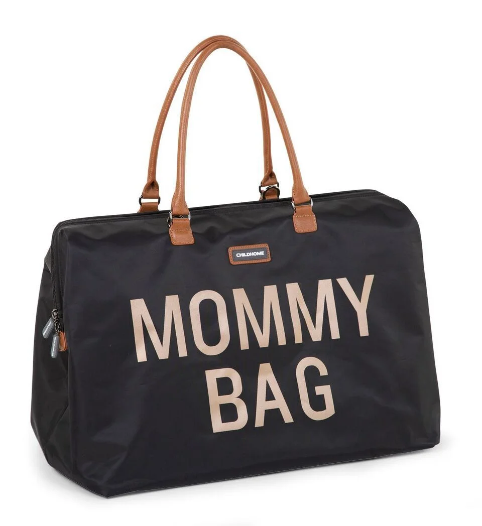 Φωτογραφία προϊόντος: Τσάντα Αλλαγής Childhome Mommy Bag Big Black Gold
