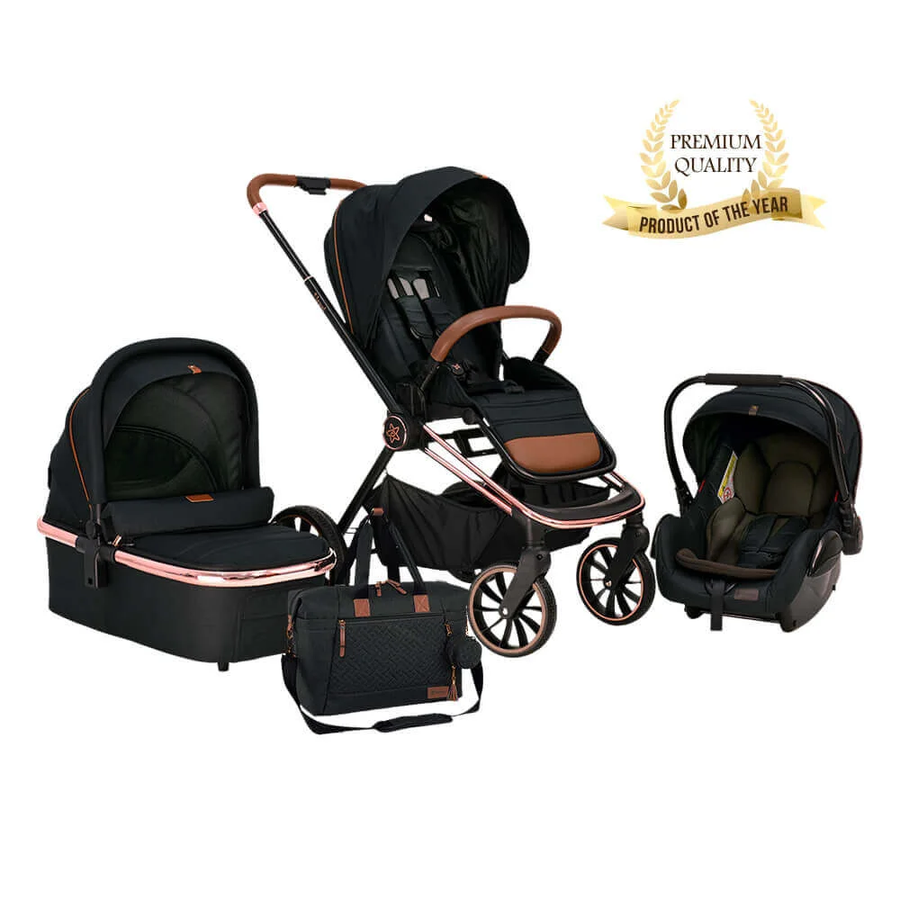 Φωτογραφία προϊόντος: Bebe Stars - ΠΟΛΥΚΑΡΟΤΣΙ JEWEL 3 ΙΝ 1 VOLCANO BLACK - 350-188