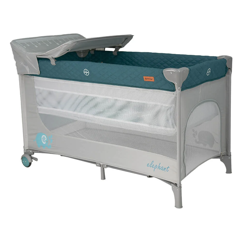Φωτογραφία προϊόντος: Bebe Stars - ΠΑΡΚΟΚΡΕΒΑΤΟ COMFORT 2 ΕΠΙΠΕΔΑ + ΑΛ/ΡΑ ELEPHANT - 885-184